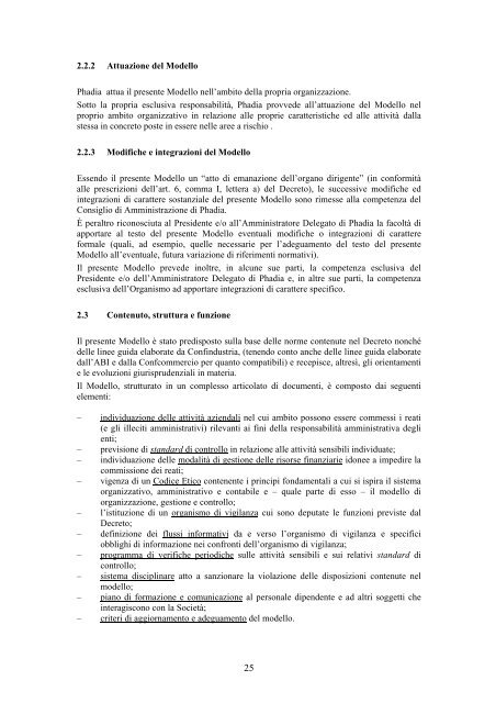 Phadia S.r.l. Modello di organizzazione, gestione e controllo per la ...