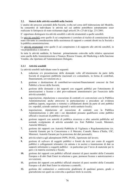 Phadia S.r.l. Modello di organizzazione, gestione e controllo per la ...