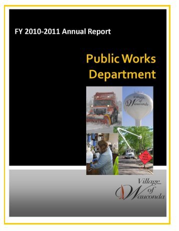 Public Works - Village of Wauconda