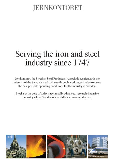 Jernkontoret - Serving the iron and steel industry since 1747