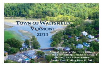 HERE - Town of Waitsfield, Vermont