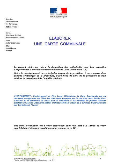 ProcÃ©dure - 0,76 Mb - PrÃ©fecture de l'Yonne