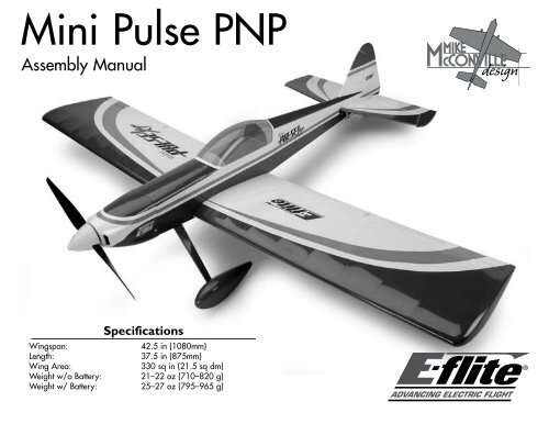 Mini Pulse PNP Manual - E-flite