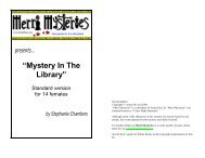 “Mystery In The Library” - Merri Mysteries
