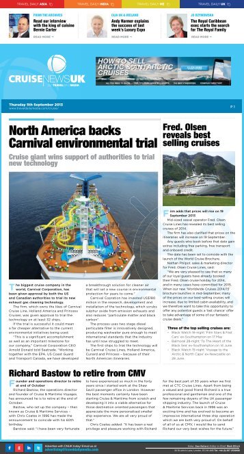 Cruise News UK - Travel Daily Media