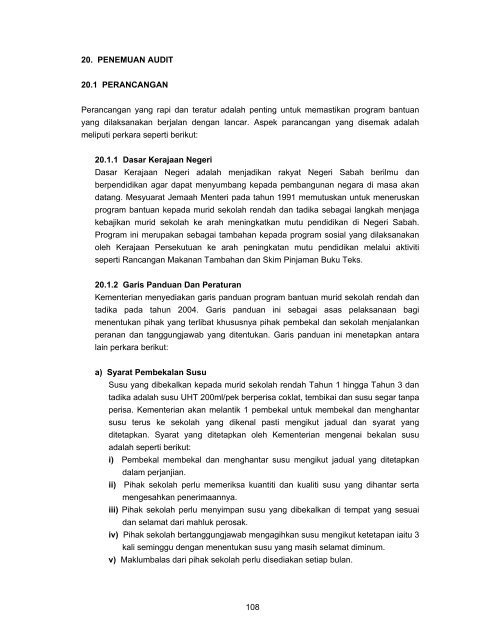 sabah - Jabatan Audit Negara