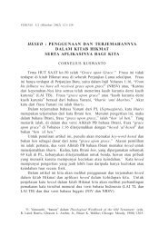 HESED : PENGGUNAAN DAN TERJEMAHANNYA DALAM KITAB ...