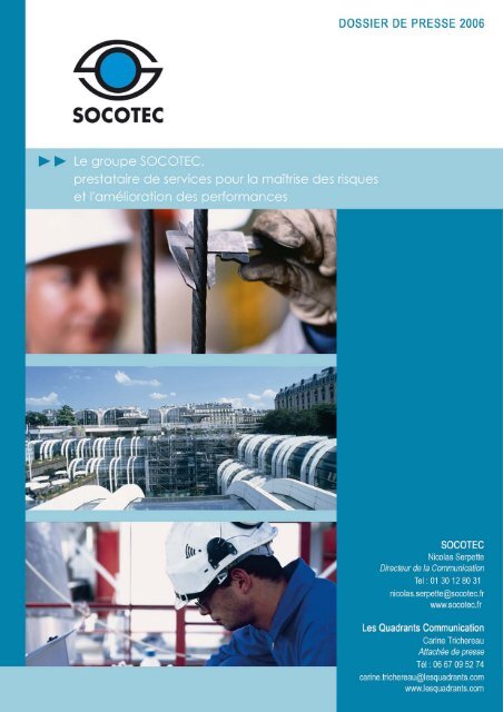 le groupe socotec - Les Quadrants Communication