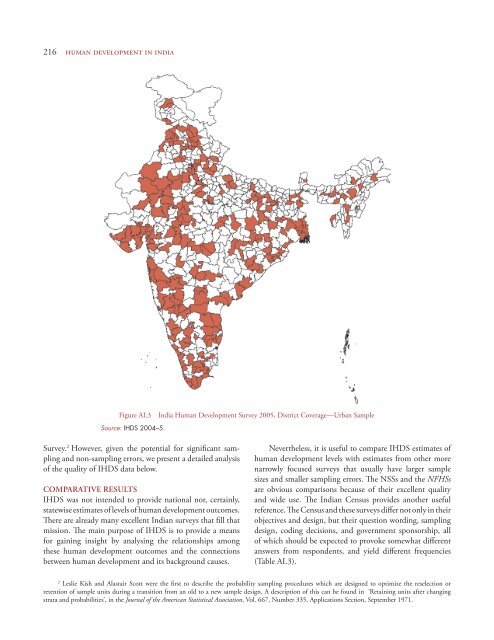 Human Development in India - NCAER
