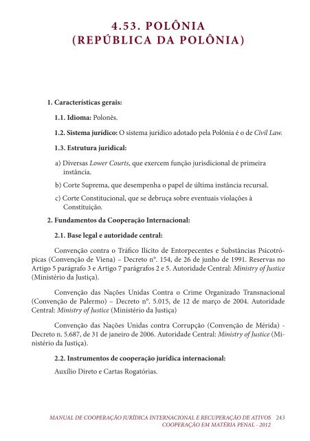 Manual Cooperação Jurídica Internacional Penal - Tribunal ...