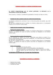 COMMENT ROMPRE LE CONTRAT D'APPRENTISSAGE Le contrat ...
