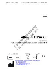 Albumin ELISA Kit - ALPCO Diagnostics