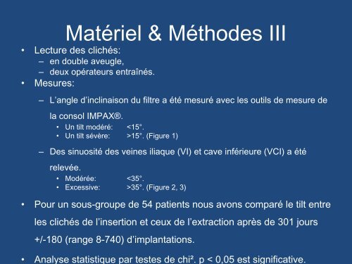 Etude de la frÃ©quence de l'inclinaison latÃ©rale des filtres cave ...