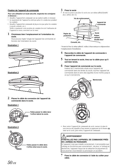 2 Appuyez sur le bouton supÃ©rieur ou infÃ©rieur de la - Alpine Europe