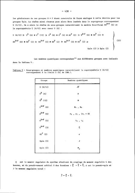 symetries et physique nucleaire - Cenbg - IN2P3