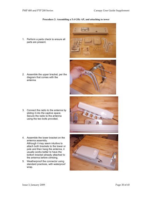 Supplement to the Canopy System Release 8 User Guide PMP 400