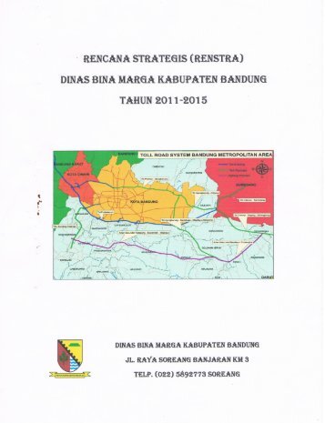 Renstra Dinas Bina MargaTahun 2011-2015 - Pemerintah ...