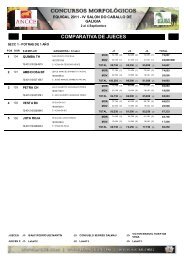 COMPARATIVA DE JUECES - Ancce