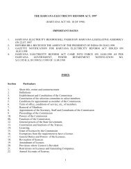 1 THE HARYANA ELECTRICITY REFORM ACT, 1997 ... - HIPA