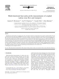 Multi-functional heat pulse probe measurements of ... - PC-Progress