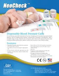 Disposable Blood Pressure Cuffs - Zefon International