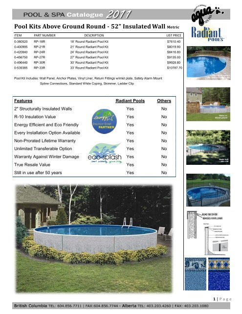 Insulatedwall Aqua Spa Pak, 16×32 Inground Pool Cost