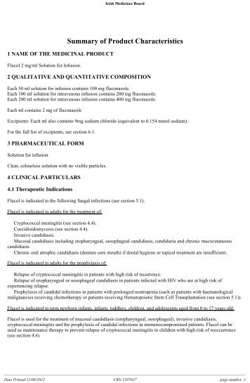 Download Flucol 2mg/ml Solution for Infusion SPC here - Rowex Ltd