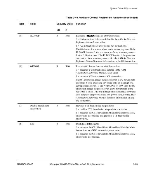 Cortex-A8 R2P2.pdf - ARM Information Center