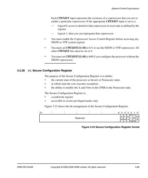 Cortex-A8 R2P2.pdf - ARM Information Center