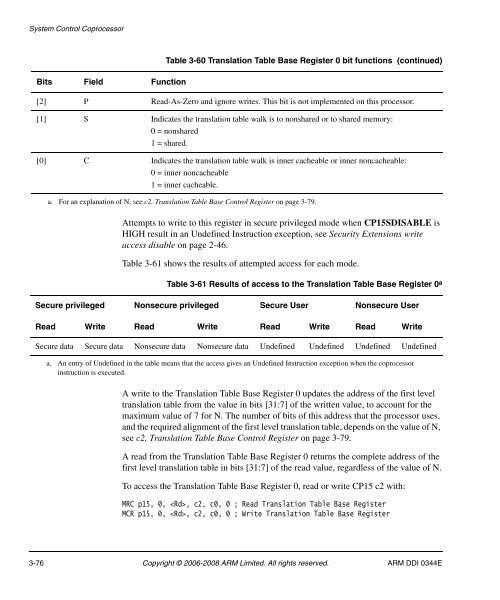 Cortex-A8 R2P2.pdf - ARM Information Center