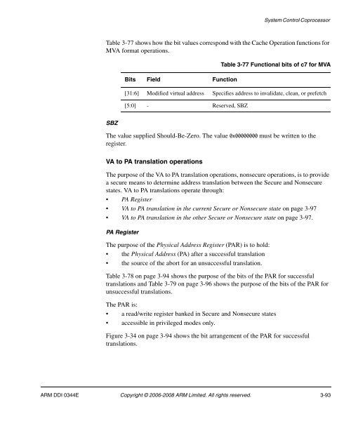 Cortex-A8 R2P2.pdf - ARM Information Center