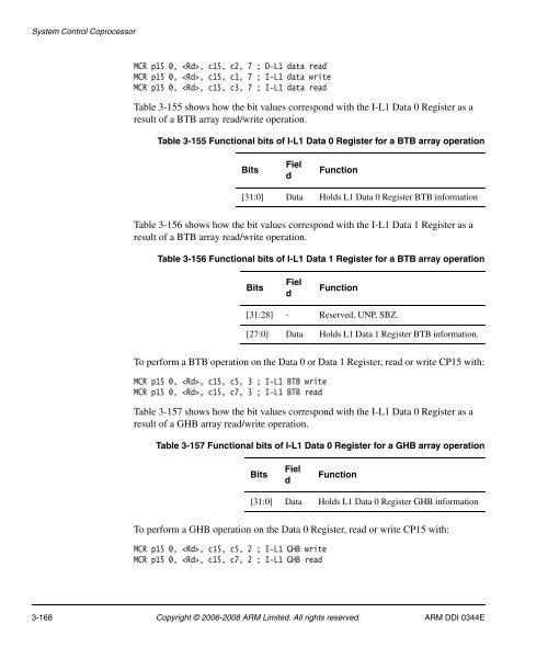 Cortex-A8 R2P2.pdf - ARM Information Center