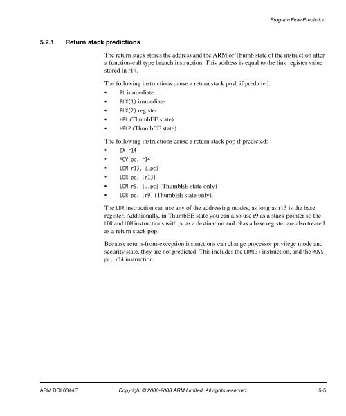 Cortex-A8 R2P2.pdf - ARM Information Center