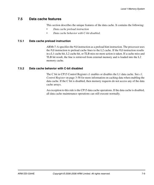 Cortex-A8 R2P2.pdf - ARM Information Center