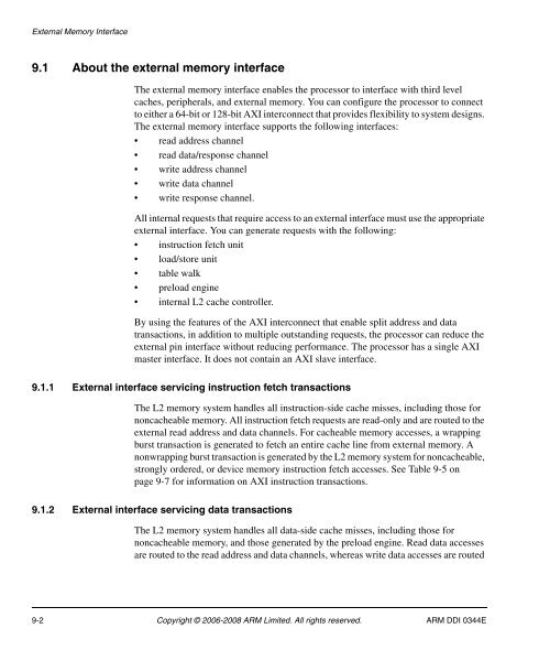 Cortex-A8 R2P2.pdf - ARM Information Center