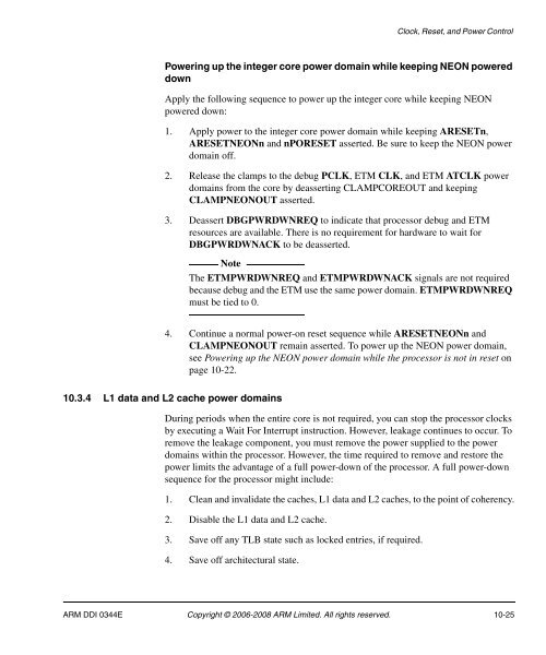 Cortex-A8 R2P2.pdf - ARM Information Center