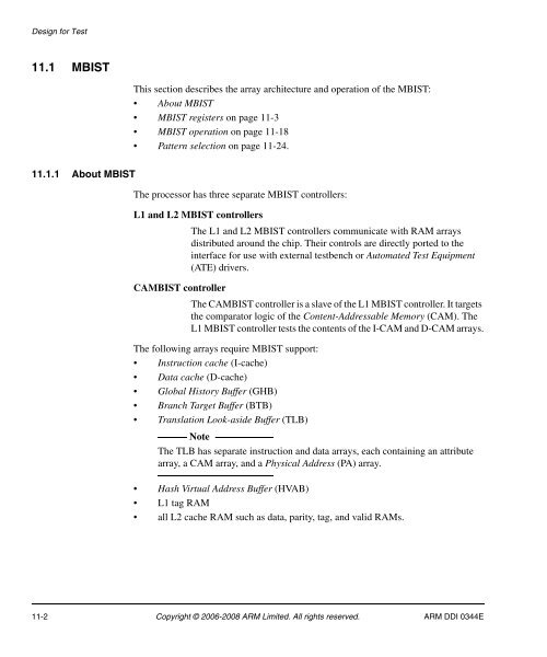 Cortex-A8 R2P2.pdf - ARM Information Center