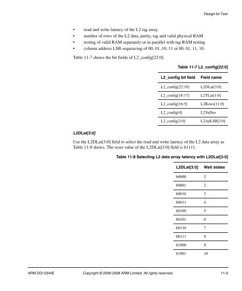 Cortex-A8 R2P2.pdf - ARM Information Center