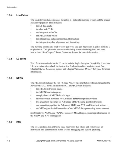 Cortex-A8 R2P2.pdf - ARM Information Center