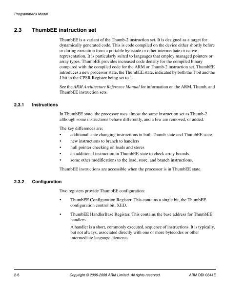 Cortex-A8 R2P2.pdf - ARM Information Center