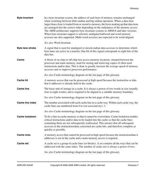 Cortex-A8 R2P2.pdf - ARM Information Center