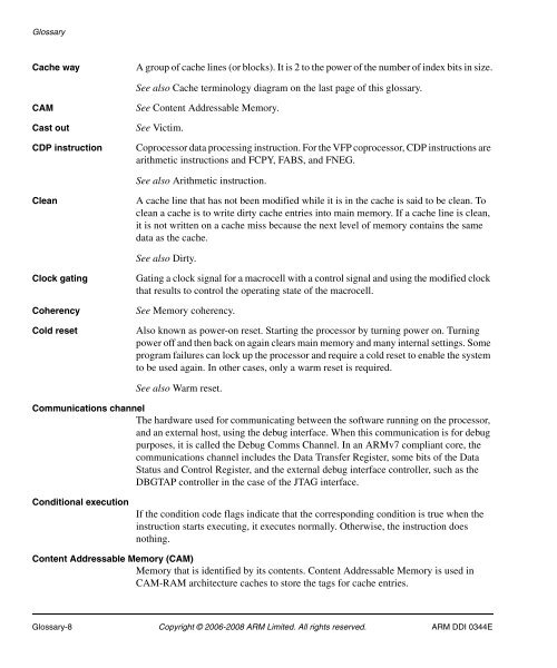 Cortex-A8 R2P2.pdf - ARM Information Center