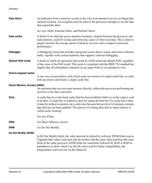 Cortex-A8 R2P2.pdf - ARM Information Center