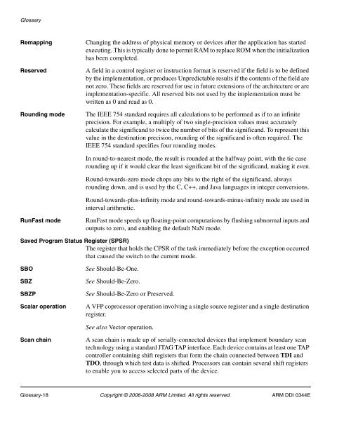 Cortex-A8 R2P2.pdf - ARM Information Center