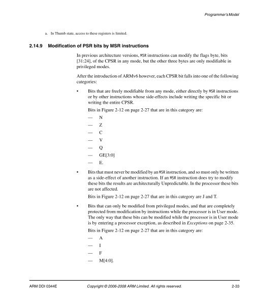 Cortex-A8 R2P2.pdf - ARM Information Center