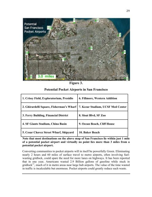 Faster and Greener-- Pocket Airports - CAFE Foundation