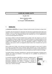 cahier des charges - Association-N-Arend-C-Fischbach-SA