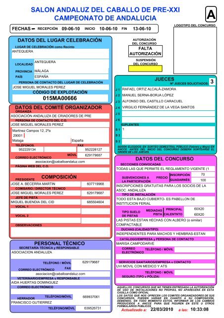 i concurso morofolÃ³gico de san martÃ­n del rey aurelio - Ancce