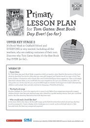 LESSON PLAN - World Book Day