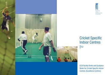 TS2 - Cricket Specific Indoor Centres - Ecb - England and Wales ...